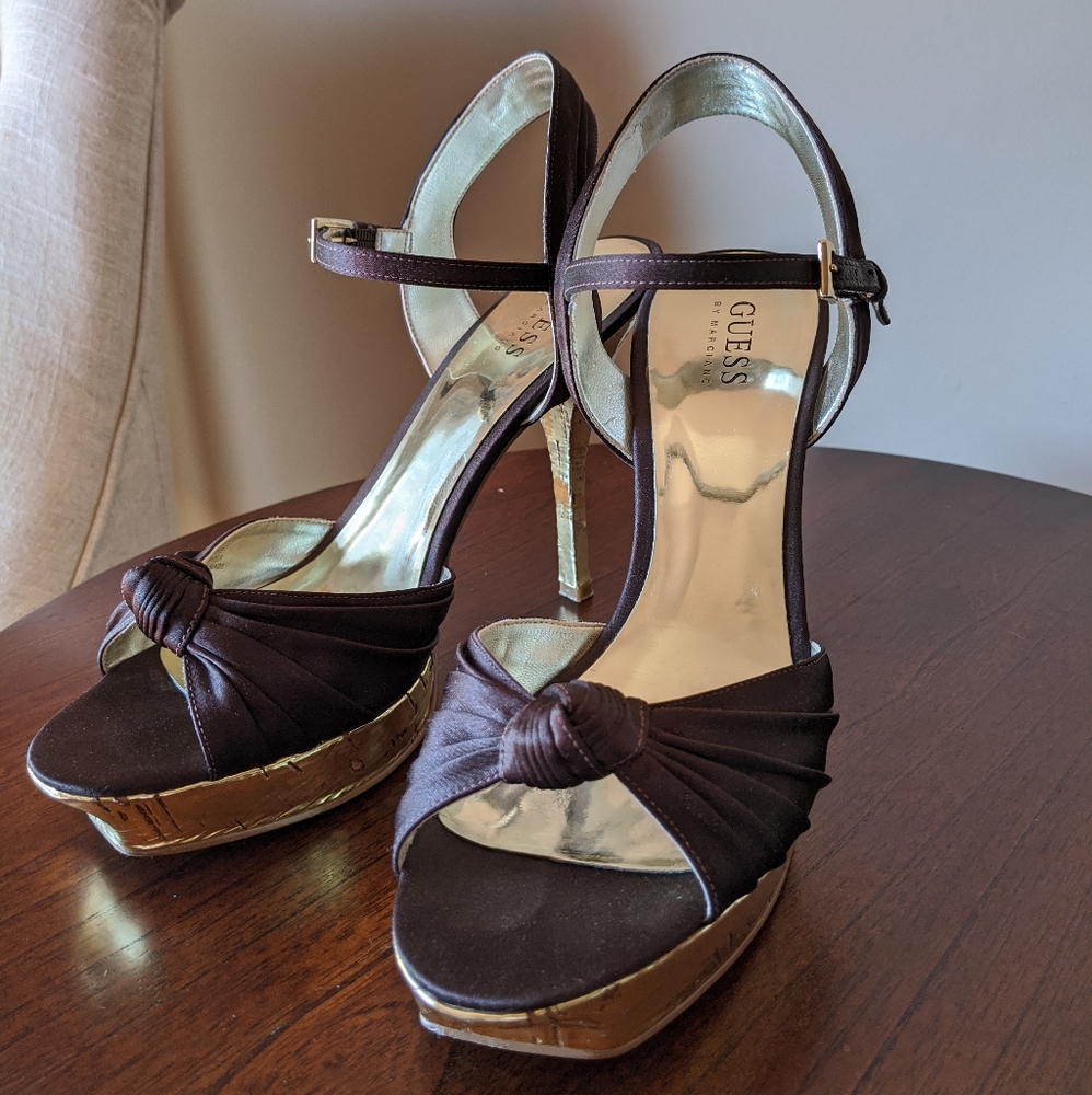 Guess platform heels